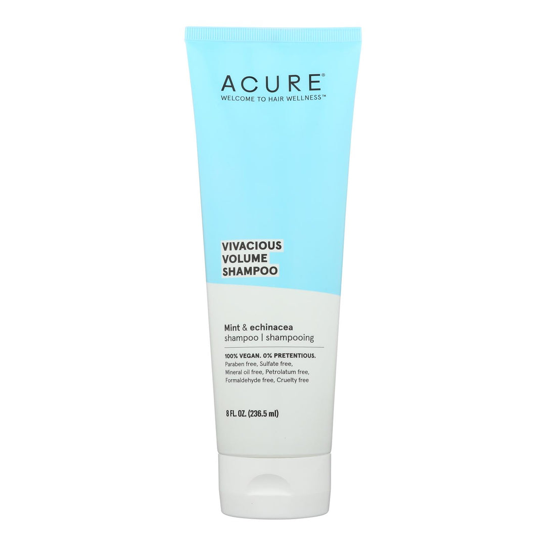 Acure - Shampoo Pprmnt Volume - 1 Each-8 Fz - Maras Green